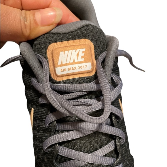 Nike Black and Bronze Air Max Shoes - Picture 6 of 7